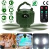 Fresh Fab Finds Portable Camping Ceiling LED Fan 5200mAh USB Battery Powered Hanging Tent Lantern Fan Power Bank with 3 Fan Speed 3 Light Brightness S