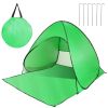 Pop Up Beach Tent Sun Shade Shelter Anti-UV Automatic Waterproof Tent Canopy for 2/3 Man w/ Net Window Storage Bag for Outdoor Beach Camping Fishing U