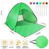 Pop Up Beach Tent Sun Shade Shelter Anti-UV Automatic Waterproof Tent Canopy for 2/3 Man w/ Net Window Storage Bag for Outdoor Beach Camping Fishing U