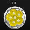 Powerful 4 Modes Multi-function Rechargeable Flashlight Outdoor COB Torch Lamp